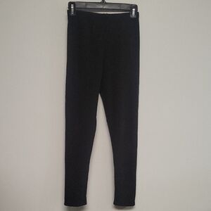 Irelia Fleece-lined Black Leggings